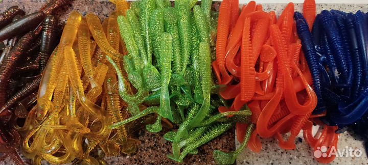 Силиконовые приманки в наличии и под заказ