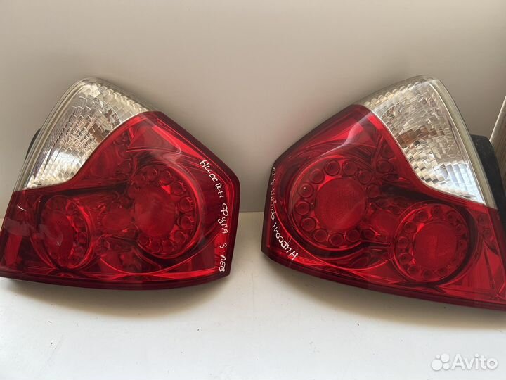 Задние фонари стоп сигналы на nissan fuga