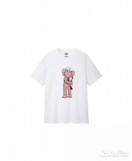 Футболка uniqlo kaws