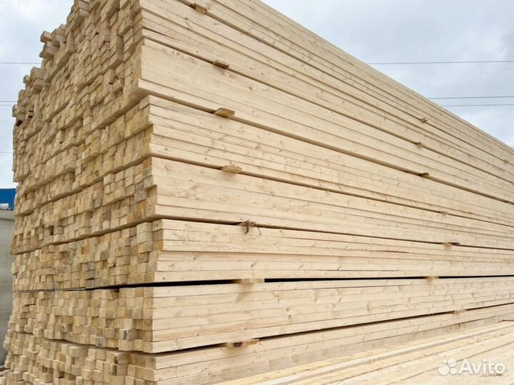 Брус обрезной 100х100х6000мм от производителя