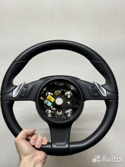 Руль чёрный Porsche Panamera, 911, Boxster, Cayman