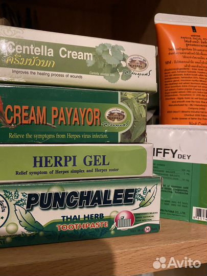 Кремы, пасты, масла, мази из Тайланда