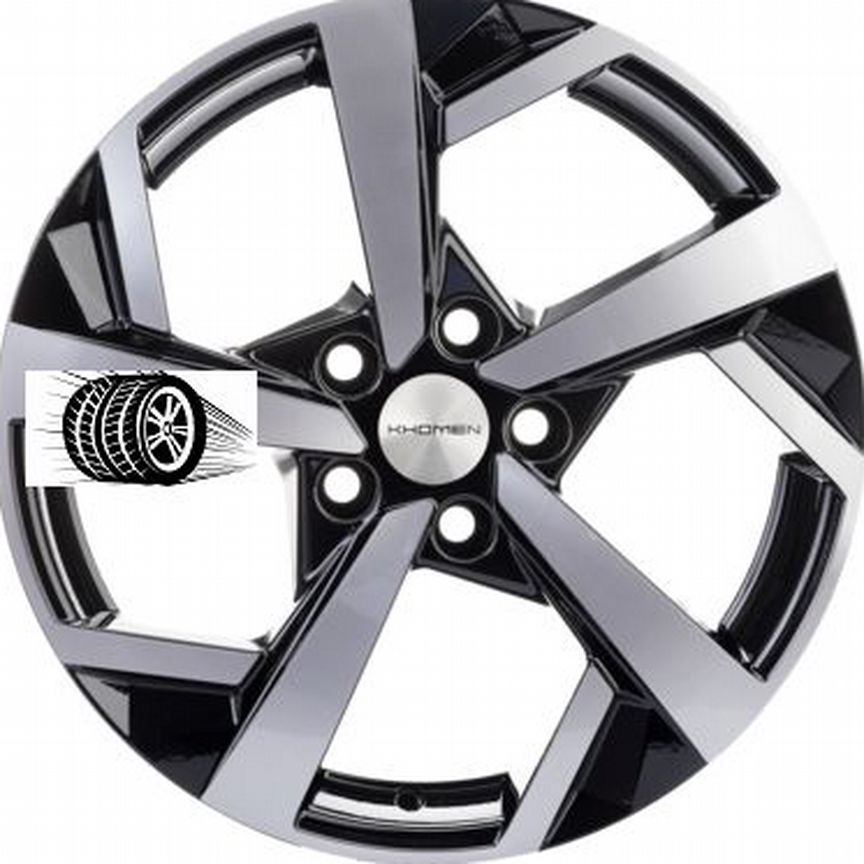 Литые диски Khomen Wheels 7×R17 5×114.3