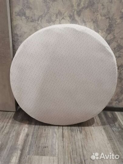 Матрац детский круглый, чехол и простынь