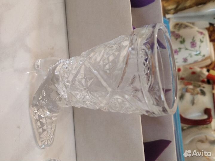 Подарочный набор стопок,Хрустальный сапожок,7шт