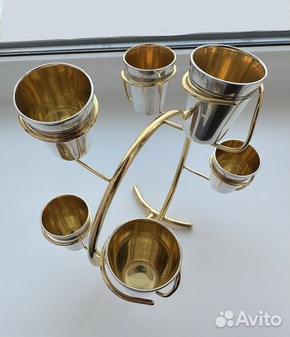 Мельхиоровые рюмки