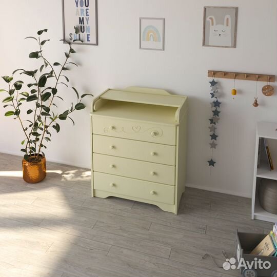 Комод пеленальный Айден Слоновая кость