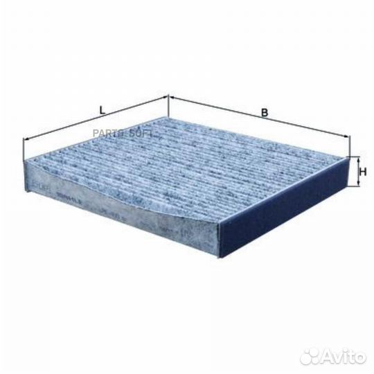 Mahle LAK490A Фильтр салонный угольный toyota RAV