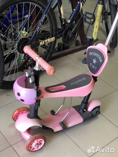 Самокат беговел 5 в 1