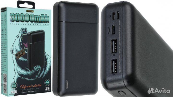 Внешний аккумулятор 30000mAh