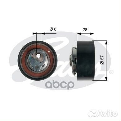 Ролик T43136 Gates