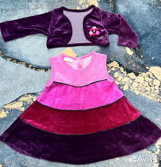 Вещи на девочку 62-68 новые, пакетом