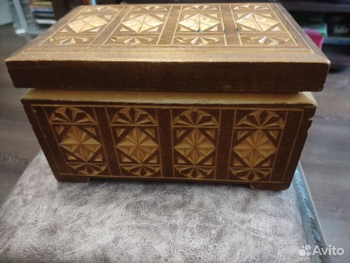 Шкатулка деревянная СССР