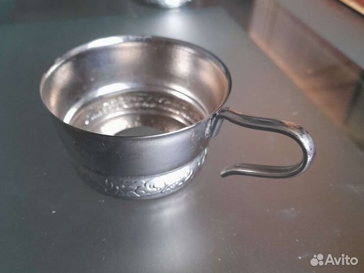 Подстаканник кофейный Мнц мельхиор