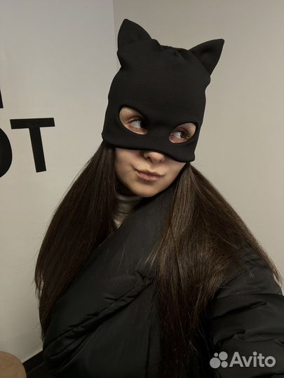 Шапка кошка