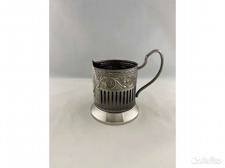 Подстаканник никелированный 