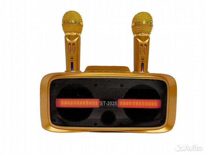 Караоке система колонка с 2 микрофонами ST2028