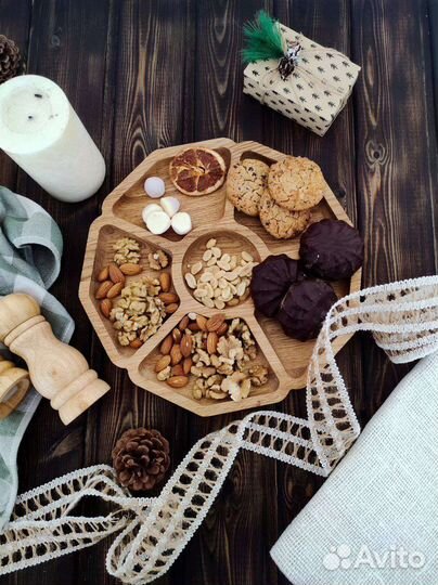 Менажница деревянная