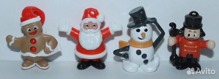 Серия новогодних игрушек из киндер джоя