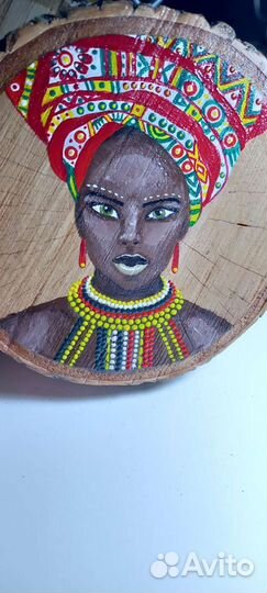 Картина на спиле дерева