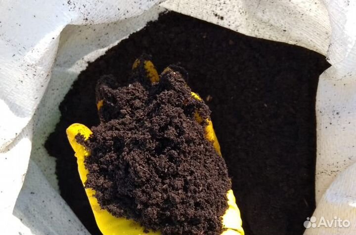 Чернозем для огорода в мешках без примесей