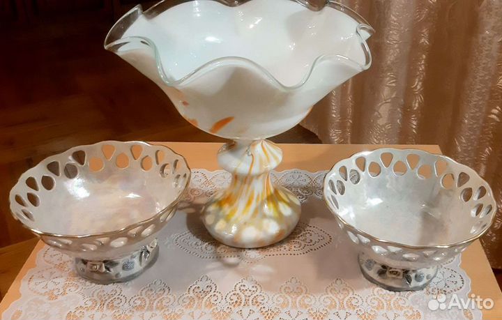 Ваза для фруктов, конфетницы, вазочка СССР