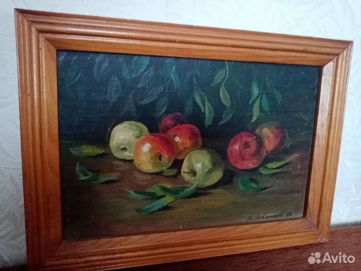 Картина холст масло Чеверева И. М. 1984 год