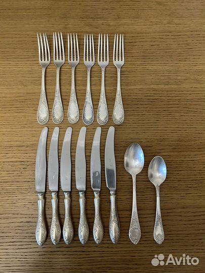 Столовые приборы мельхиор СССР
