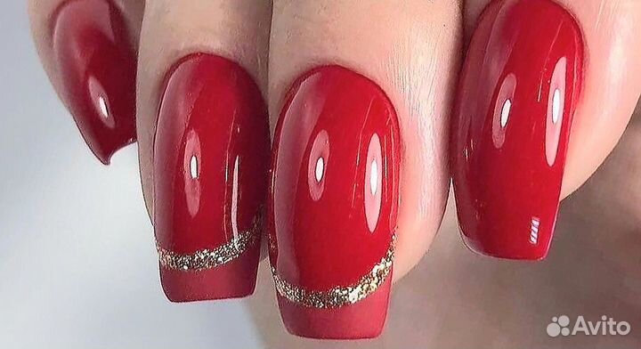 Наращивание ногтей маникюр гель-лак укрепление