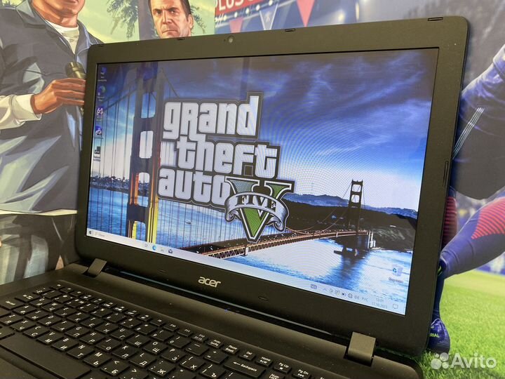 Большой Мощный Ноутбук Acer 4 ядра/SSD 256gb/17.3