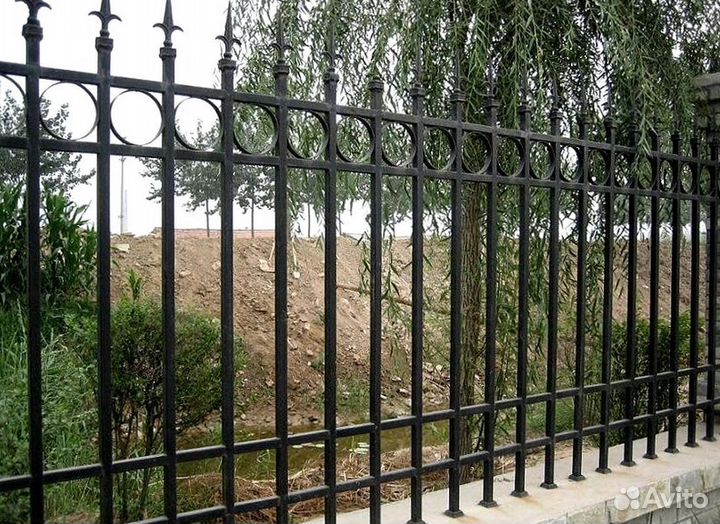 Металлические балконные ограждения Модель № 1901