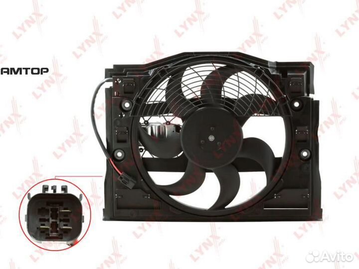Lynxauto RF1077 Вентилятор радиатора