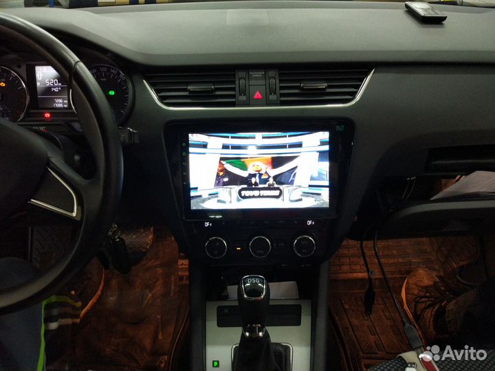 Магнитола Андроид Skoda Octavia A7 в штатное место
