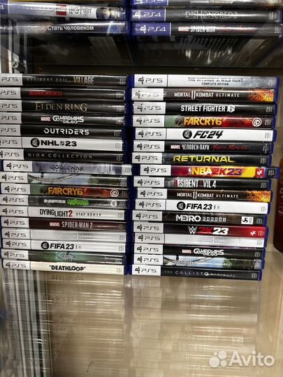 Диски на ps5 (возможен обмен)