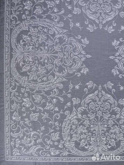 Скатерть 140 на 220, лен, жаккард