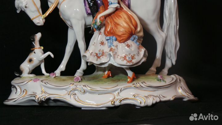 Прощание. Фарфоровая статуэтка. Германия 1920-1940