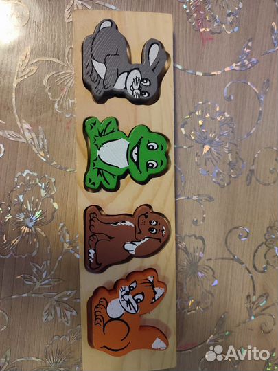 Развивающие деревянные игрушки пакетом