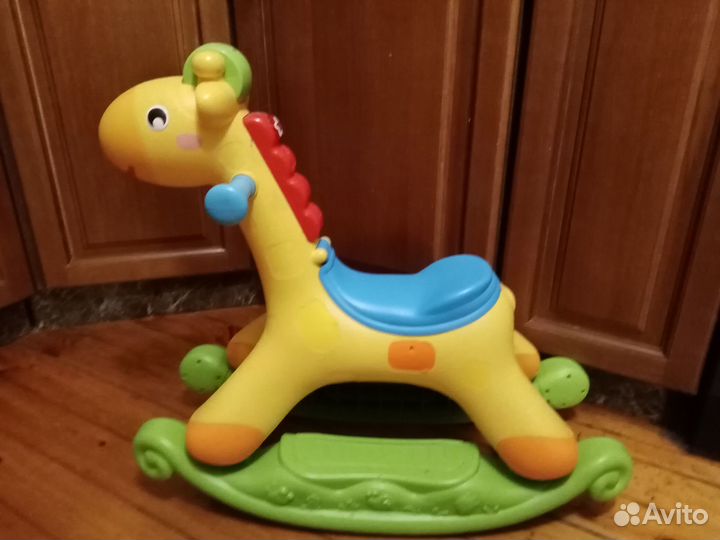 Лошадка качалка музыкальная