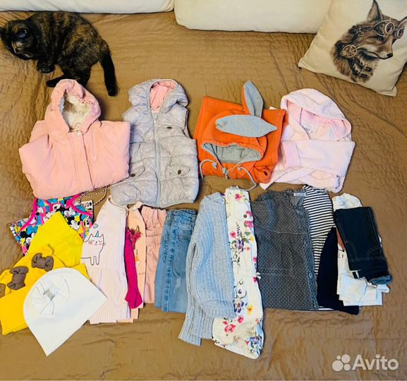 Пакет вещей для девочки 2-3 года (86-94 см)