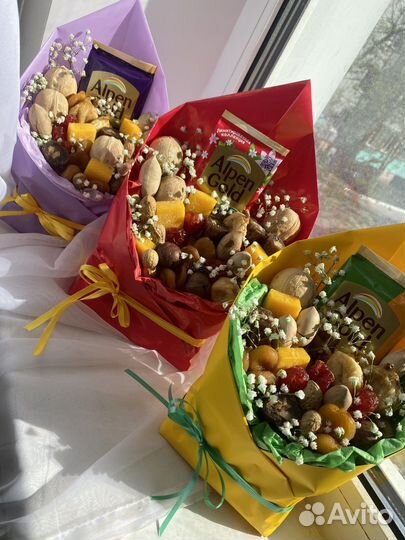 Съедобные букеты на 1 сентября