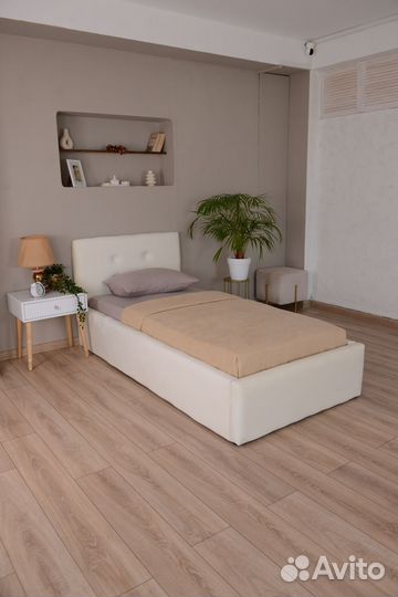 Кровать с матрасом 80 на 200 Роза