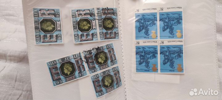 Марки много Великобритания 130 шт