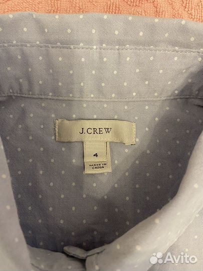 Хлопковая рубашка JCrew (size 4)