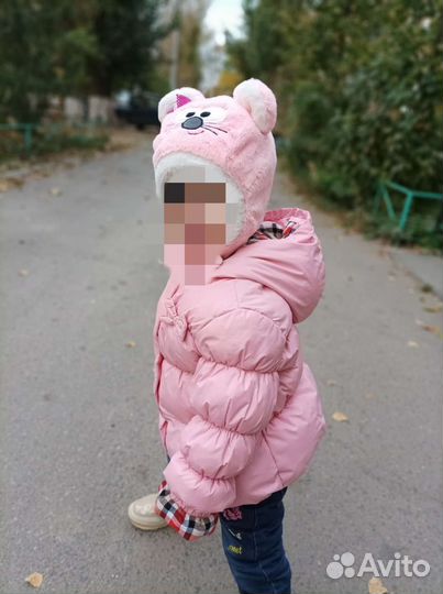 Шапочка зимняя для девочки