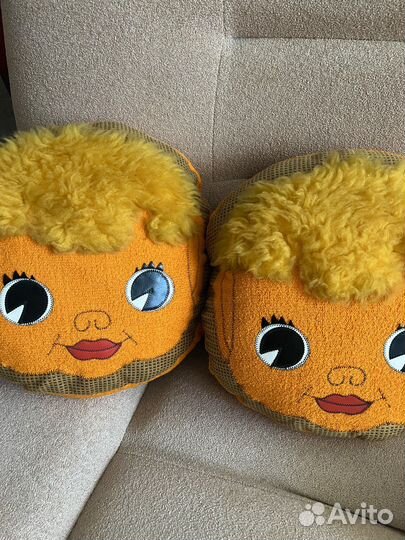 Подушка круглая для автомобиля СССР