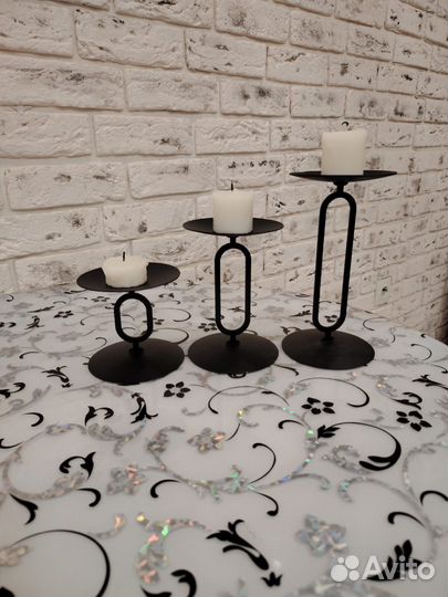 Подсвечники 3 шт