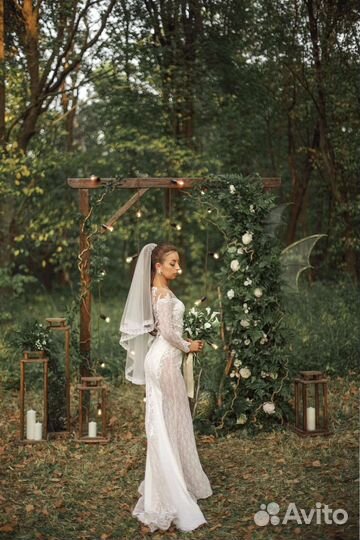 Арка свадебная дерево брашированное