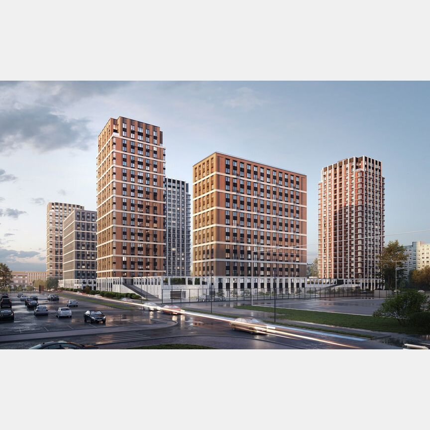 2-к. квартира, 59,1 м², 8/15 эт.