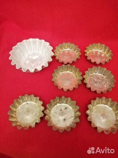 Советские формочки для выпечки кексов