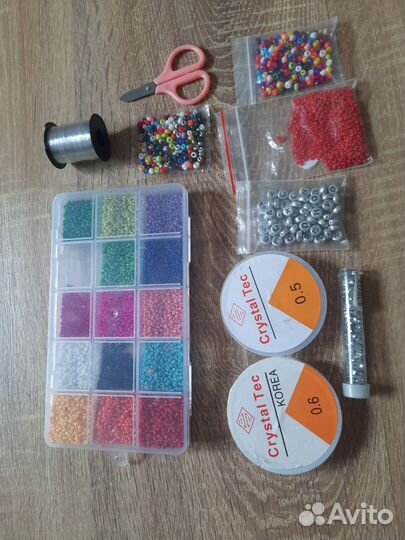 Набор для хобби, рукоделия, бисер и принадлежности